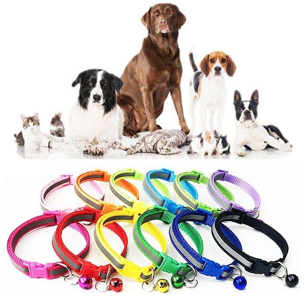 dog collars & leashes adjustable nylon pet flashing light up with bells reflective collar night safety for little dogs cat
dog collars & leashes adjustable nylon pet flashing light up with bells reflective collar night safety for little dogs cat