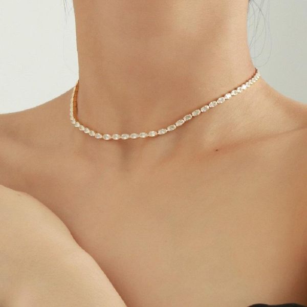 chains 2021 exquisite adjustable women necklace fashion simple inlaid 3a zircon jewelry party gift, Silver
chains 2021 exquisite adjustable women necklace fashion simple inlaid 3a zircon jewelry party gift, Silver