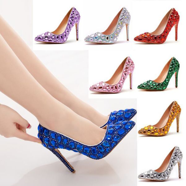 2021 crystal banquet pumps 11cm high heel shoes fashion luxurious stage performance single shoes wedding party, Black
2021 crystal banquet pumps 11cm high heel shoes fashion luxurious stage performance single shoes wedding party, Black
