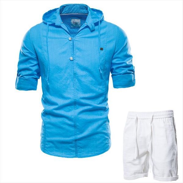 aiopeson 100% cotton linen sets men tracksuit casual shirts shorts piece outfits summer clothing, Gray
aiopeson 100% cotton linen sets men tracksuit casual shirts shorts piece outfits summer clothing, Gray