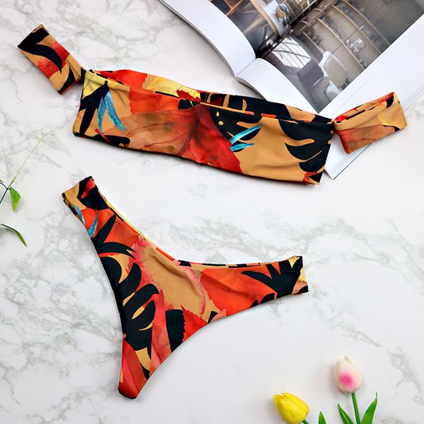 women swimwear print bandage brazilian bikini off shoulder swimsuit beach thong bathing suit 3096by air
women swimwear print bandage brazilian bikini off shoulder swimsuit beach thong bathing suit 3096by air
