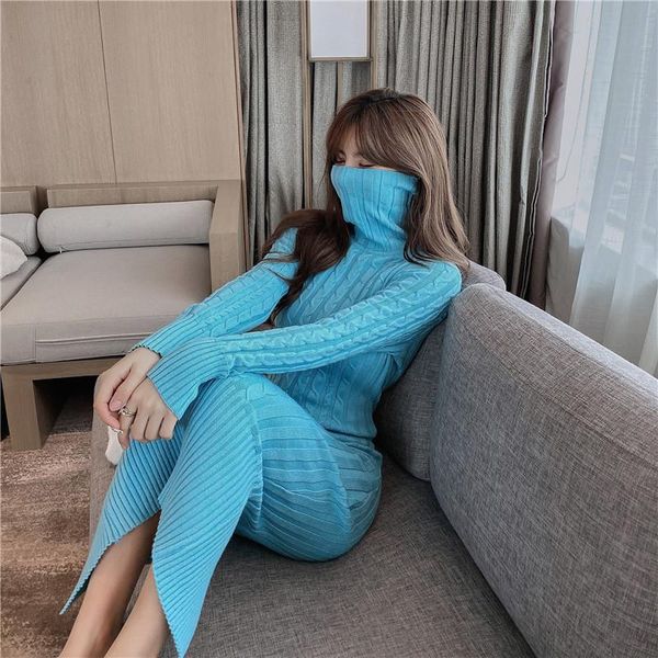 casual dresses korean version women's clothing 2021 spring and winter fashion turtleneck knit thickening basic sweater, Black;gray
casual dresses korean version women's clothing 2021 spring and winter fashion turtleneck knit thickening basic sweater, Black;gray