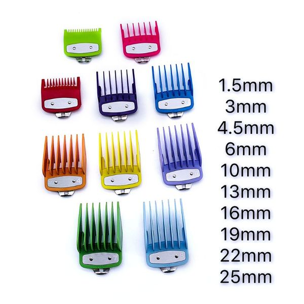 colorful guide comb multiple sizes metal limited combs hair clipper cutting tool and brand new
colorful guide comb multiple sizes metal limited combs hair clipper cutting tool and brand new