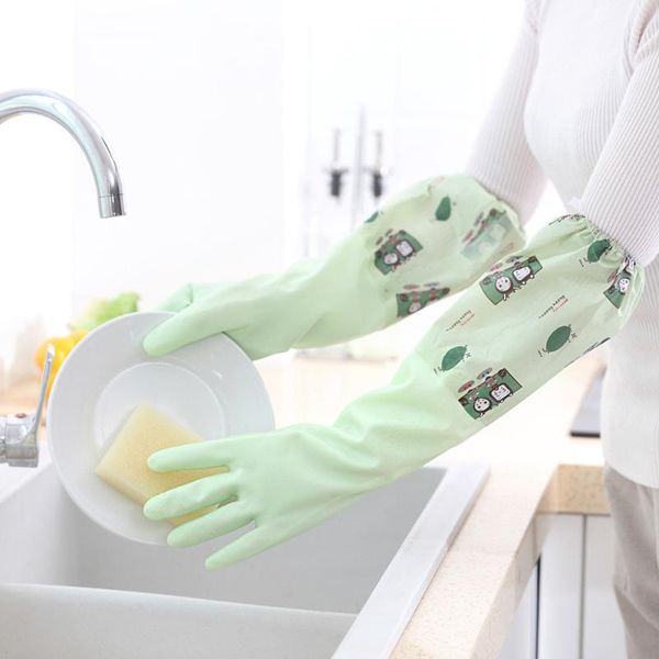 pair kitchen elastic cleaning gloves long sleeves with velvet warm household waterproof dishwashing cleaning^30 disposable
pair kitchen elastic cleaning gloves long sleeves with velvet warm household waterproof dishwashing cleaning^30 disposable
