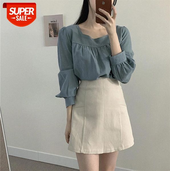 korean two-piece suit female hong kong flavor chic retro temperament square neck bubble long-sleeved shirt + a-line skirt #nv0q, Black;gray
korean two-piece suit female hong kong flavor chic retro temperament square neck bubble long-sleeved shirt + a-line skirt #nv0q, Black;gray