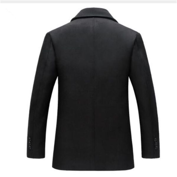 men's wool & blends winter style fashion woolen coat thick trench jackets casual windbreaker coats men overcoat a237, Black
men's wool & blends winter style fashion woolen coat thick trench jackets casual windbreaker coats men overcoat a237, Black