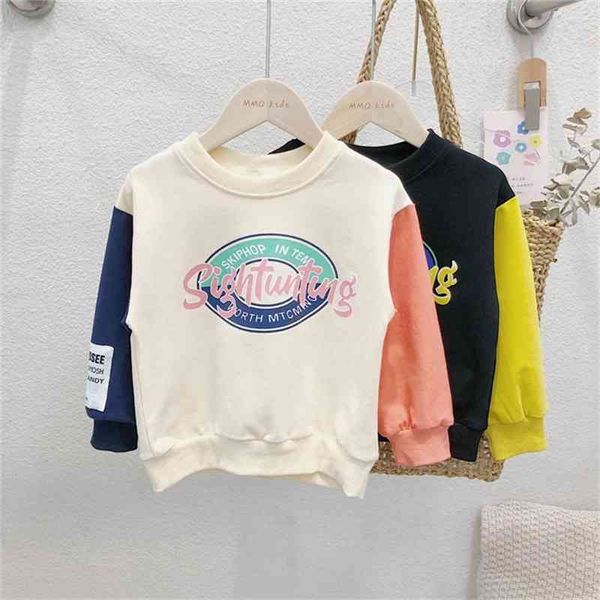 boys' 2021 new korean spring and autumn children's wear girls' splicing fake two-piece long sleeved sweater pullover fashion, Black;white
boys' 2021 new korean spring and autumn children's wear girls' splicing fake two-piece long sleeved sweater pullover fashion, Black;white