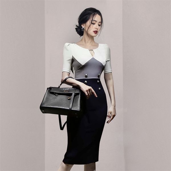 off shoulder tight dress korean ladies short sleeve formal patchwork party bodycon dresses for women 210602, Black;gray
off shoulder tight dress korean ladies short sleeve formal patchwork party bodycon dresses for women 210602, Black;gray