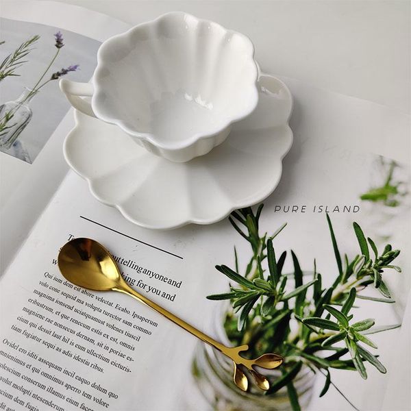 cups & saucers creative simple cup handmade ceramic coffee saucer spoon set funny tazas de cafe kitchen drinkware db60bd
cups & saucers creative simple cup handmade ceramic coffee saucer spoon set funny tazas de cafe kitchen drinkware db60bd