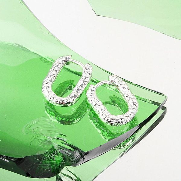 hoop & huggie korean chic earrings for women 925 sterling silver jewelry oval geometric not smooth earring lady anniversary accessories kofs, Golden;silver
hoop & huggie korean chic earrings for women 925 sterling silver jewelry oval geometric not smooth earring lady anniversary accessories kofs, Golden;silver