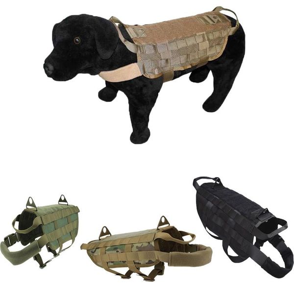 tactical vest for dog training hunting service harness molle nylon military k9 clothes gear jackets, Camo;black
tactical vest for dog training hunting service harness molle nylon military k9 clothes gear jackets, Camo;black