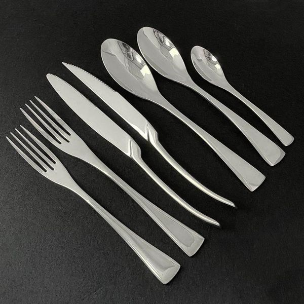 flatware sets 7pcs mirror silver dinnerware cutlery set 18/10 stainless steel dinner steak knife fork teaspoon tableware party gift
flatware sets 7pcs mirror silver dinnerware cutlery set 18/10 stainless steel dinner steak knife fork teaspoon tableware party gift