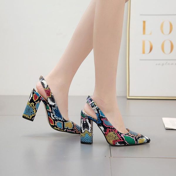 sandals snake skin printed pattern thin high heel woman peep toe back strap buckle design colorful snakeskin shallow summer shoe, Black
sandals snake skin printed pattern thin high heel woman peep toe back strap buckle design colorful snakeskin shallow summer shoe, Black