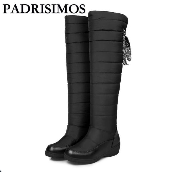 boots padrisimos snow women's high winter waterproof non-slip pregnant women plus velvet warm cotton shoes down hx-82, Black
boots padrisimos snow women's high winter waterproof non-slip pregnant women plus velvet warm cotton shoes down hx-82, Black