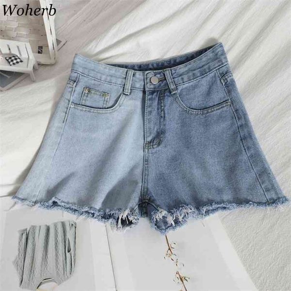 streetwear high waist wide leg denim shorts for women jean summer korean style loose short 210519, White;black
streetwear high waist wide leg denim shorts for women jean summer korean style loose short 210519, White;black
