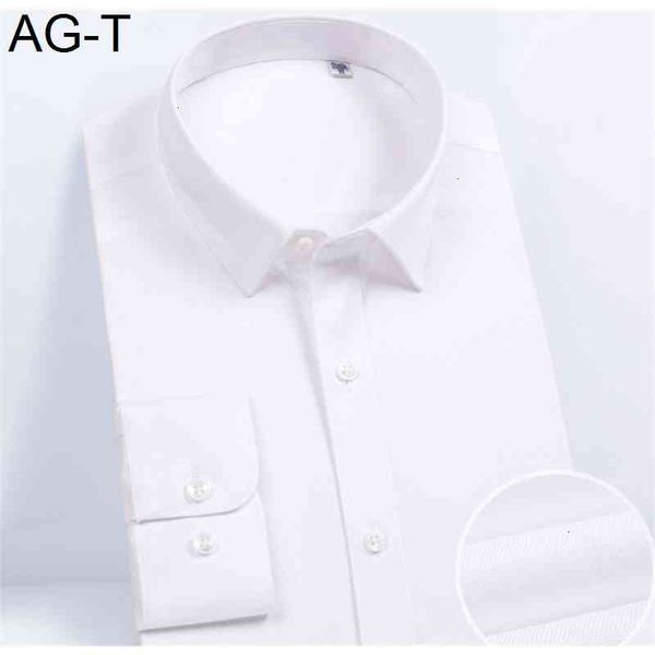 men's dress shirs spring white base coat long sleeve non ironing casual light business work clothes, White;black
men's dress shirs spring white base coat long sleeve non ironing casual light business work clothes, White;black
