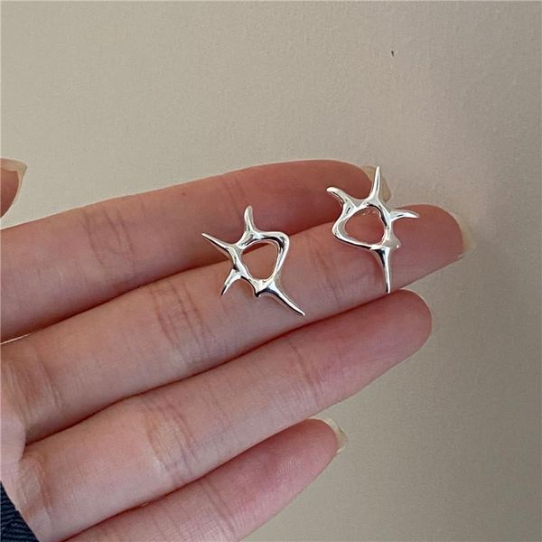 stud real 925 sterling silver earrings for women fine jewelry, minimalist female unique shaped earings fashion accessories, Golden;silver
stud real 925 sterling silver earrings for women fine jewelry, minimalist female unique shaped earings fashion accessories, Golden;silver