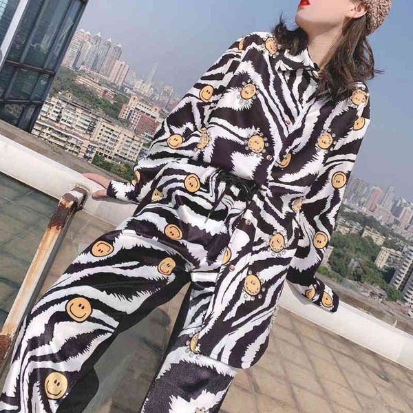 vests ladies and autumn tide brand 2021 spring blouse loose wild temperament retro casual long-sleeved shirt, Black;white
vests ladies and autumn tide brand 2021 spring blouse loose wild temperament retro casual long-sleeved shirt, Black;white