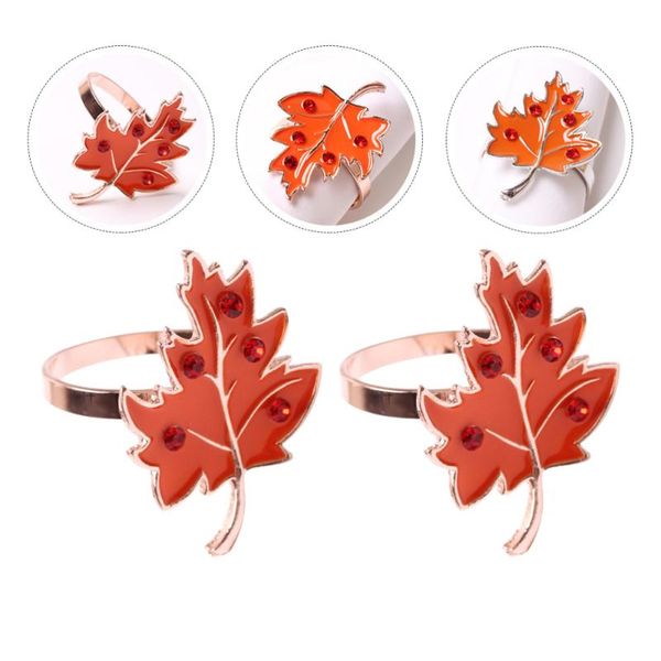 napkin rings 4pcs exquisite shape decorations