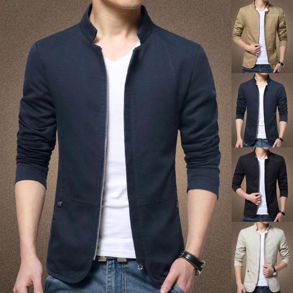 men's jackets men jacket stand collar solid color plus size zipper cardigan casual business coat winter clothing streetwear, Black;brown
men's jackets men jacket stand collar solid color plus size zipper cardigan casual business coat winter clothing streetwear, Black;brown