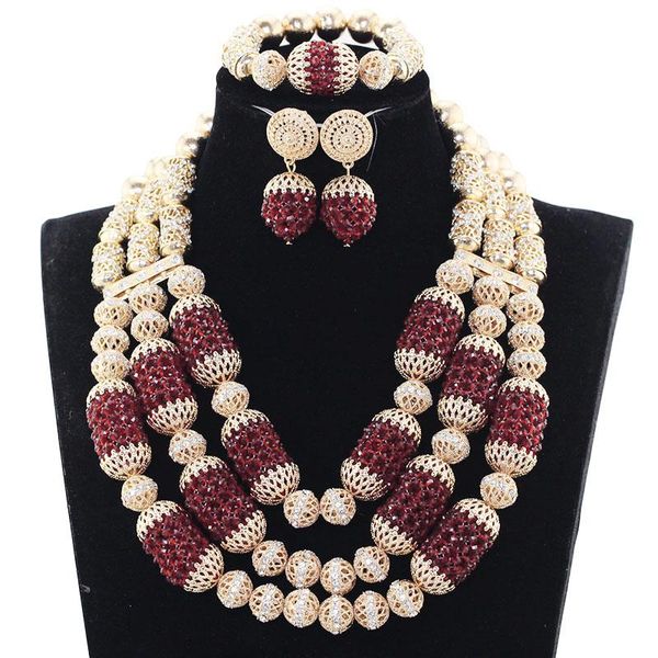 earrings & necklace 2021 fabulous burgundy wine nigerian wedding crystal jewelry sets women costume bride gold statement set abh563, Silver
earrings & necklace 2021 fabulous burgundy wine nigerian wedding crystal jewelry sets women costume bride gold statement set abh563, Silver