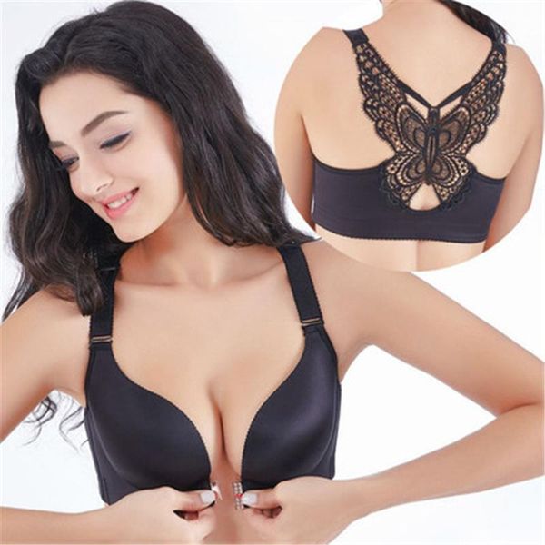 bras simple push up bra front button wireless brassiere set eyelash deep v embroidery women underwear size 36-52 abcde, Red;black
bras simple push up bra front button wireless brassiere set eyelash deep v embroidery women underwear size 36-52 abcde, Red;black
