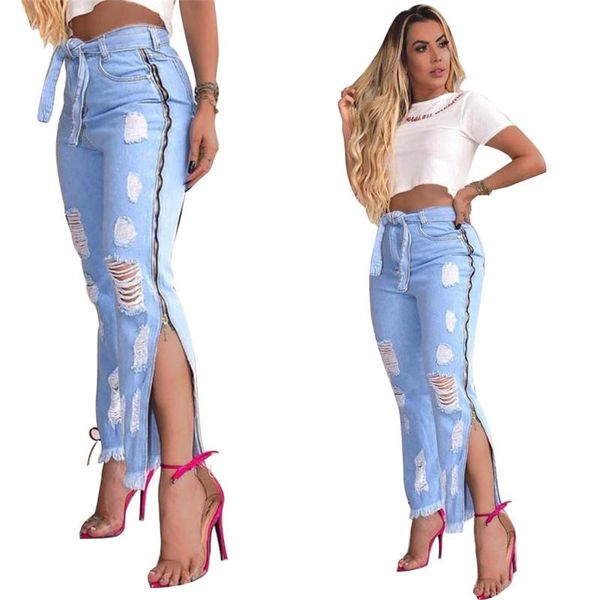 women's jeans wholesale dropshpping women mid-waist waist bandwidth loose wide legs side zipper long street nightclub, Blue
women's jeans wholesale dropshpping women mid-waist waist bandwidth loose wide legs side zipper long street nightclub, Blue