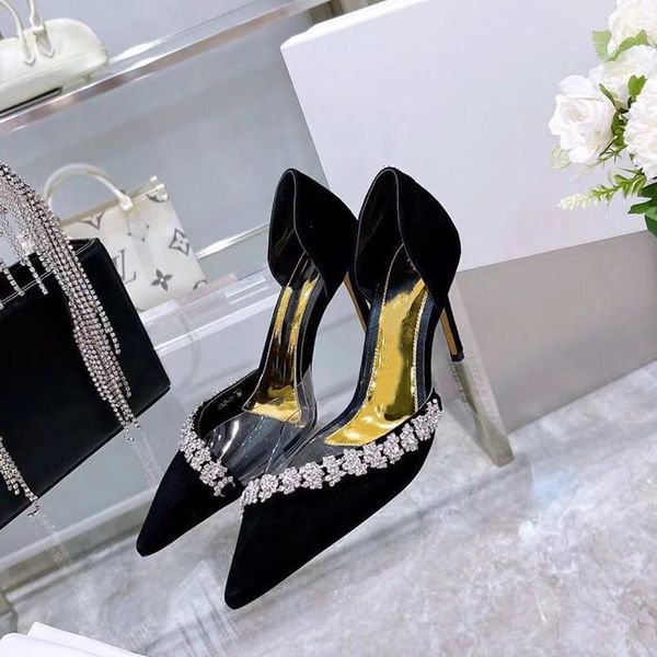 dress shoes diamond flower decor high heels women pumps pointed toe party wedding designer woman shoe, Black
dress shoes diamond flower decor high heels women pumps pointed toe party wedding designer woman shoe, Black
