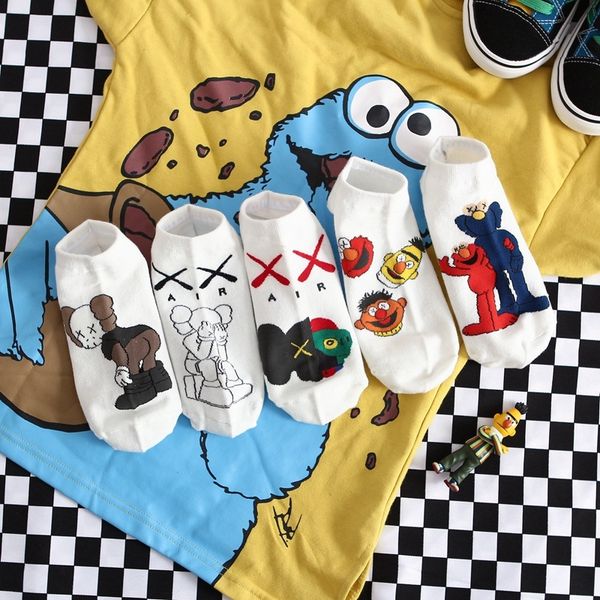 socks co branded cotton women's boat hip hop sesame cartoon men's and couple, Black;white
socks co branded cotton women's boat hip hop sesame cartoon men's and couple, Black;white