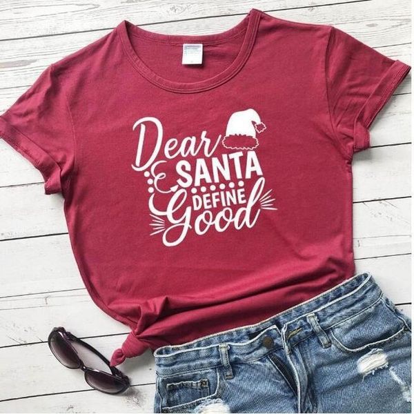 women's t-shirt 100% pure cotton t shirt dear santa define good letter print women short sleeve o neck loose tshirt 2021 summer tee, White
women's t-shirt 100% pure cotton t shirt dear santa define good letter print women short sleeve o neck loose tshirt 2021 summer tee, White