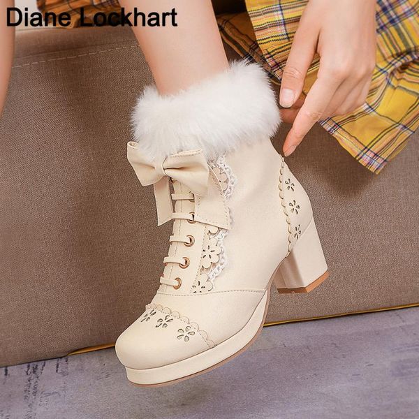 boots winter lolita shoes women platform high heel ankle girls cute lace bow bottes princess tea party shoe students booties, Black
boots winter lolita shoes women platform high heel ankle girls cute lace bow bottes princess tea party shoe students booties, Black