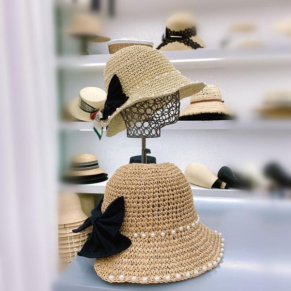 wide brim hats 202106-2508711-ww summer crochet hand knitting paper pearl bowknot holiday lady sun cap women leisure hat, Blue;gray
wide brim hats 202106-2508711-ww summer crochet hand knitting paper pearl bowknot holiday lady sun cap women leisure hat, Blue;gray