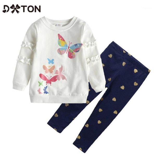 2pcs children clothing sets baby girls winter suits print long sleeve t-shirt and pants butterfly kids casual outfits wear, White
2pcs children clothing sets baby girls winter suits print long sleeve t-shirt and pants butterfly kids casual outfits wear, White