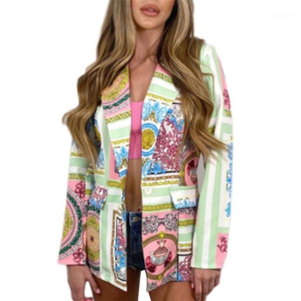 women's suits & blazers turn-down collar all match retro print lapel women blazer outerwear, White;black
women's suits & blazers turn-down collar all match retro print lapel women blazer outerwear, White;black