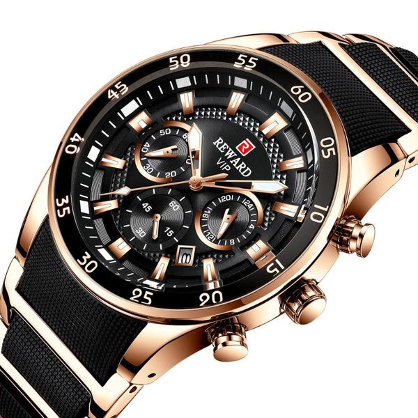 wristwatches luxury men sports watches creative aesthetic design wristwatch waterproof stainless chronograph quartz clock relogio masculino, Slivery;brown
wristwatches luxury men sports watches creative aesthetic design wristwatch waterproof stainless chronograph quartz clock relogio masculino, Slivery;brown