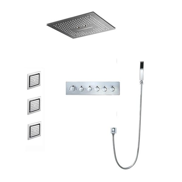 concealed rainfall shower set brass thermostatic mixer faucets sets 16 inches waterfall showeheads led bathroom
concealed rainfall shower set brass thermostatic mixer faucets sets 16 inches waterfall showeheads led bathroom