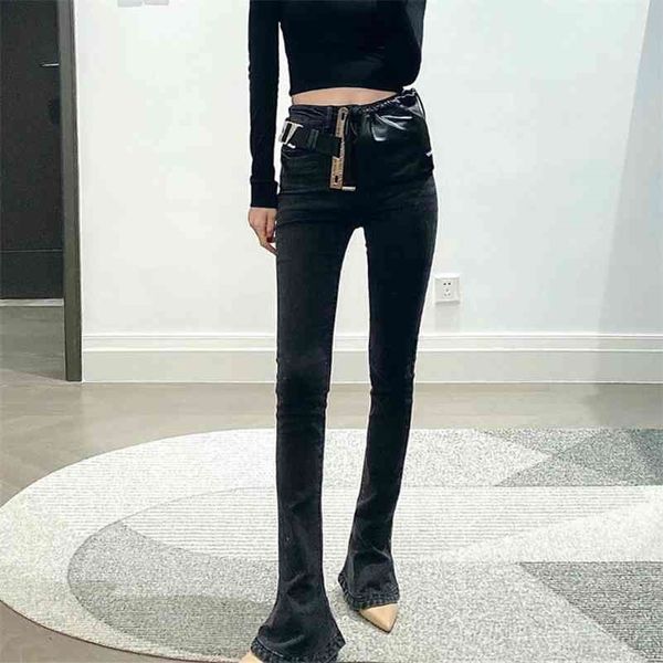 spring micro loudspeaker tight sweep the floor height pants full length jeans woman high waist 210416, Blue
spring micro loudspeaker tight sweep the floor height pants full length jeans woman high waist 210416, Blue