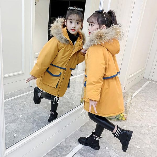 down coat girl clothes winter children warm plus velvet thick jacket kid outdoor parka clothing hooded outerwear teen girls, Blue;gray
down coat girl clothes winter children warm plus velvet thick jacket kid outdoor parka clothing hooded outerwear teen girls, Blue;gray