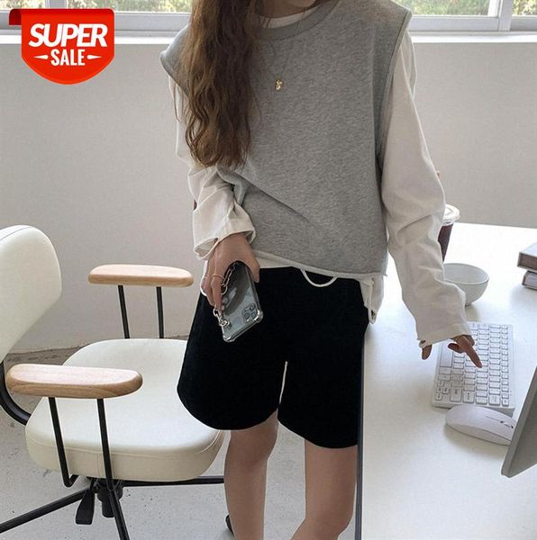 huang zheng solid color short sleeveless sweater vest women korean style loose and lazy w28537 #qd2p, Black;gray
huang zheng solid color short sleeveless sweater vest women korean style loose and lazy w28537 #qd2p, Black;gray