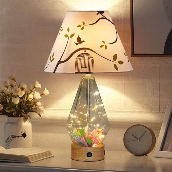 desk lamps warm bedside lamp european creative minimalist modern living room romantic pastoral bedroom table
desk lamps warm bedside lamp european creative minimalist modern living room romantic pastoral bedroom table