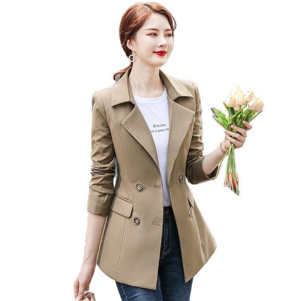 women's suits & blazers korean autumn sports jacket oversized clothing plaid office spring, White;black
women's suits & blazers korean autumn sports jacket oversized clothing plaid office spring, White;black