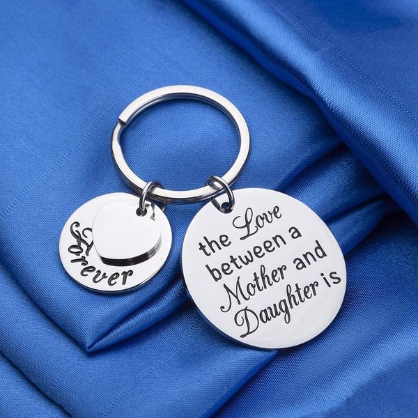 10Pieces/Lot Mothers Day Gifts Birthday Keychain for Mom Daughter The Love Between A Mother and Daughter Is Forever Wedding Jewelry Pendant
10Pieces/Lot Mothers Day Gifts Birthday Keychain for Mom Daughter The Love Between A Mother and Daughter Is Forever Wedding Jewelry Pendant