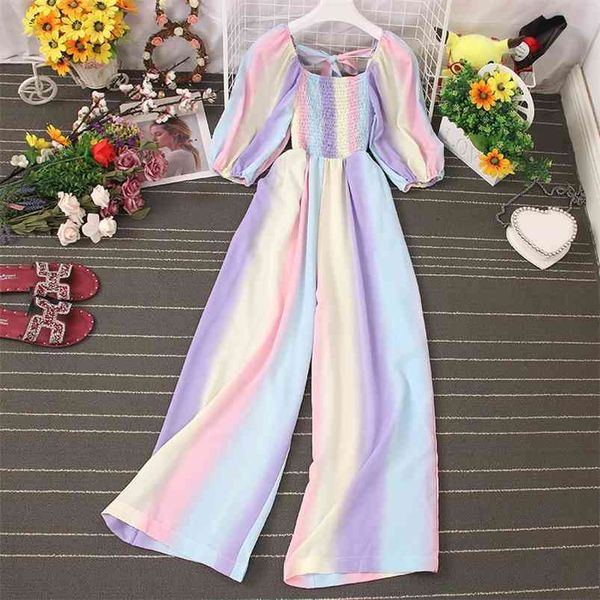 gradient color bubble sleeve jumpsuit all-match autumn style wide leg pants temperament waist trousers uk026 210507, Black;white
gradient color bubble sleeve jumpsuit all-match autumn style wide leg pants temperament waist trousers uk026 210507, Black;white
