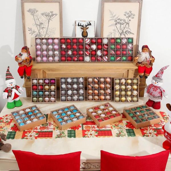party decoration 16pcs/box christmas tree decor ball bauble hanging ornament decorations for home gifts
party decoration 16pcs/box christmas tree decor ball bauble hanging ornament decorations for home gifts
