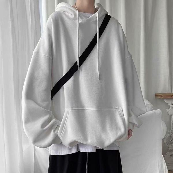 men's hoodies & sweatshirts autumn winter loose spring and thick man soild hip hop long sleeve pullovers, Black
men's hoodies & sweatshirts autumn winter loose spring and thick man soild hip hop long sleeve pullovers, Black