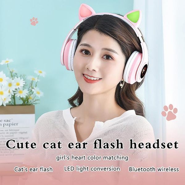 headphones & earphones cat ears wireless flash light cute with mic controlable led kid girl stereo music helmet bluetooth headset gift
headphones & earphones cat ears wireless flash light cute with mic controlable led kid girl stereo music helmet bluetooth headset gift