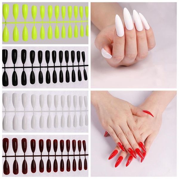 false nails 24pcs good quality acrylic nail wine red black extra long shiny easy apply sharp stiletto artificial, Red;gold
false nails 24pcs good quality acrylic nail wine red black extra long shiny easy apply sharp stiletto artificial, Red;gold