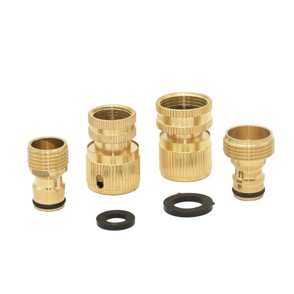 watering equipments 1/2" 3/4" garden hose quick connector brass kit water gun fitting adapter 1set
watering equipments 1/2" 3/4" garden hose quick connector brass kit water gun fitting adapter 1set