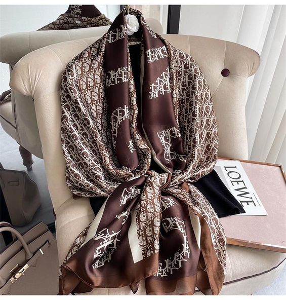 scarves 2021 silk scarf women's spring and autumn summer sun protection satin beach towel tassel decorative shawl whole, Blue;gray
scarves 2021 silk scarf women's spring and autumn summer sun protection satin beach towel tassel decorative shawl whole, Blue;gray