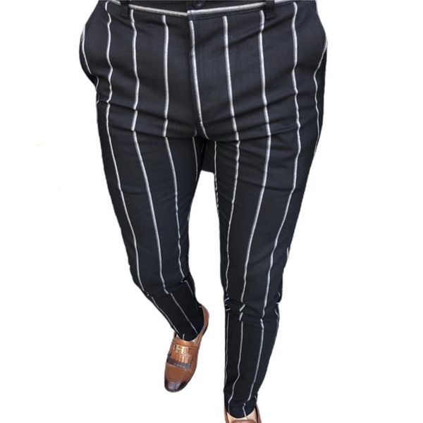 men's pants mens comfortable striped print casual trousers work formal business dress long outdoor, Black
men's pants mens comfortable striped print casual trousers work formal business dress long outdoor, Black